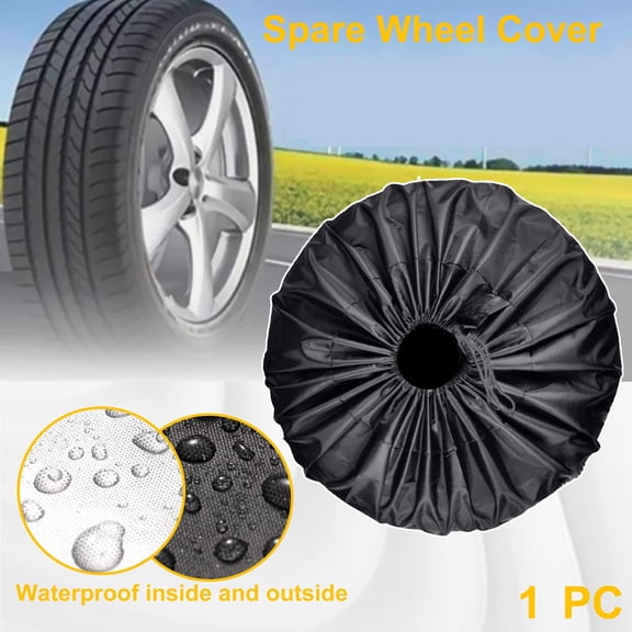 Tire Case Protection Cover 14-17in Waterproof Wheel Tyre Spare Protect UV Wind Proof