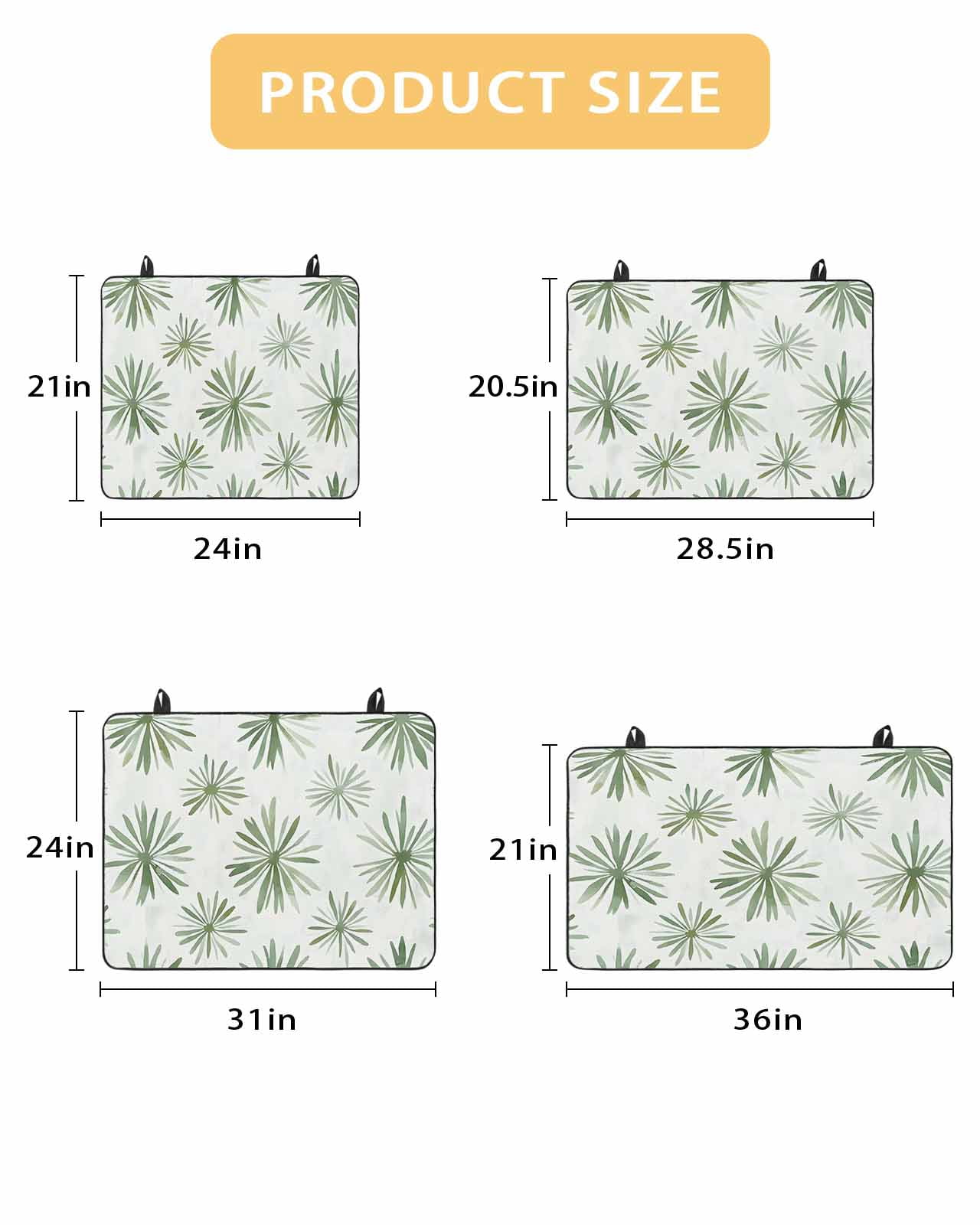 nqOlkjepod Large Induction Cooktop Protector Mat 36"x21", Sage Green Geometric Stove Top Covers for Electric Stove, Watercolor Abstract Art Decorative Stove Burner Cover Mats, Glass Top Stove Cover