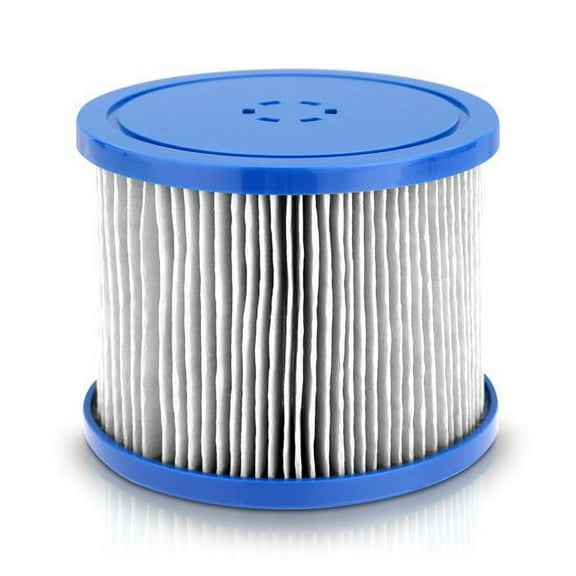 SereneLife Reusable Sunset Filter - Compatible W/ Inflatable Pool Spa, Filter Replacement Cartridge