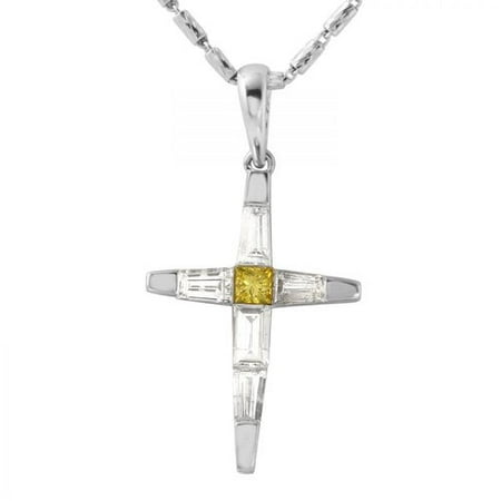 Foreli 0.34CTW Diamond 14K White Gold Necklace