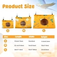 thumbnail image 2 of Nido de pájaro cálido para invierno, hamaca colgante de terciopelo, cobertizo, jaula de peluche esponjoso para pájaros, cama para dormir mullida para loros, periquitos, cacatúas, agapornis, pequeño (a, 2 of 5