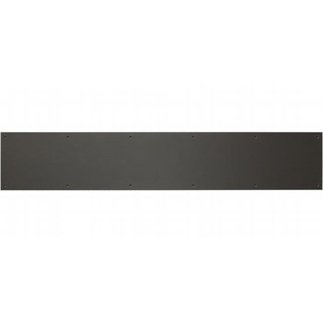 8 x 34 Po. Fixation à Vis Bronze Foncé Plaque de Frappe en Aluminium