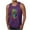 Purple#3, variant on Summer Tank Tops for Men Pineapple Print Beach Sleeveless Tank Tops Athletic Muscle Shirt Casual T Shirts