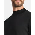 thumbnail image 4 of George Men's Mock Neck Pullover with Long Sleeves, Sizes S-3XL, 4 of 5