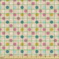 thumbnail image 2 of Ambesonne Geometric Fabric by the Yard Upholstery, Colorful Polka Dots Spots, 3 Yards, Multicolor, 2 of 5