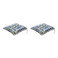 thumbnail image 1 of kurtrusly Soft And Comfortable Square Chair Cushion For Cozy Seat Fitting Simple And Easy-care Seat Cushions Colorful Triangles 2Set, 1 of 6