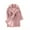 Pink, variant on Odeerbi Kids Trench Coat Toddler Girls Fleece Jacket Fall Winter Warm Outerwear Red