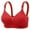 Red, variant on yievot Push Up Wireless Bras for Women No Underwire Tshirt Bras Padded Full Coverage Wirefree Bras Lace Soft Everyday Bra