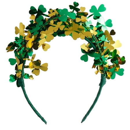 St. Patrick's Day Shamrock Foil Heaband