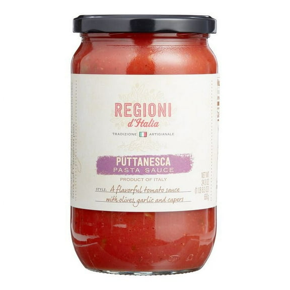 Regioni D'Italia Puttanesca Pasta Sauce 24.3 oz Pack of 4
