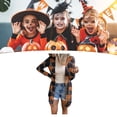 thumbnail image 2 of Paño frontal abierto para mujer Halloween ligero suave manga larga suéter abierto frontal superior abrigo casual para fiesta de Halloween de otoño gris XL, 2 of 5