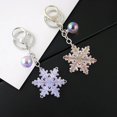 thumbnail image 2 of Llavero colorido con láser de copo de nieve creativo, anillo de Metal, colgante para niños y niñas, regalo pequeño de moda, 2 of 4
