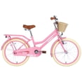 thumbnail image 3 of Couleurs Multiples, Vélo pour Filles avec Panier pour Enfants de 7 à 10 Ans, Roue de 20 Pouces, Roues Stabilisatrices Non Incluses, 3 of 7