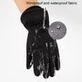 thumbnail image 5 of vnanda Water resistant Gloves for Mobile Use Winter Gloves for Windproof Plush Lining Warm Gloves for Running Cycling Skiing Water resistant, 5 of 8