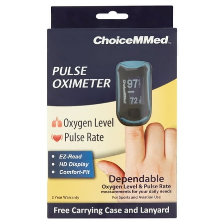 ChoiceMMed Pulse Oximeter - Walmart.com