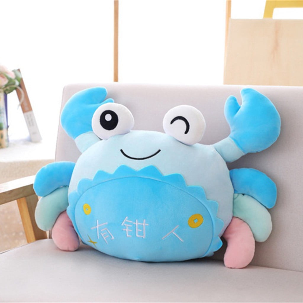 Crab Stuffed Soft Cute Animal Doll 20cm Sea Kids Cartoon Plush Pillow