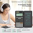 thumbnail image 4 of Calculadora científica NEWYES 991ES MAX recargable con bloc de notas, 4 of 6