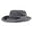 L-Grey-b, variant on 2025 Women Men UniFisherman Cloth Hat Wild Sun Banana Hat Protection Cap Outdoors Bucket Hat with Pattern Polyester Bucket Hat Summer Hat