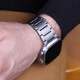 thumbnail image 2 of 49mm Titanium Band for Apple Watch Ultra 2 & 1 - Upgraded Folding Buckle, Durable Link, iWatch Strap, DLC Coating, Waterproof, One Size Fits All Bracelet in Titanium by Ultra Supply Co., 2 of 6