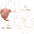 thumbnail image 3 of unbranded 30Ud Aros Abiertos De Cobre Dorado Para Diseñar Pendientes Y Accesorios, 3 of 8