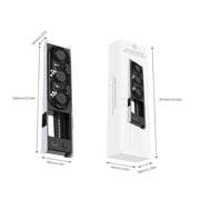 Cooling Fan For PS5 Pro/for PS5 Slim Disc & Digital Edition, Cooling Fan External Fan Cooler Quiet Cooler Fans for PS5 Pro/Slim Disc & Digital Edition (gray)