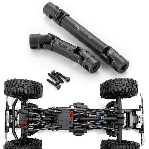 Steel Front Rear Drive Shaft Joint CVD Driveshaft for TRX-4M High Trail K10 Pickup 1/18 RC Off-road Car Upgrade Parts