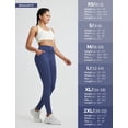 thumbnail image 7 of baleaf Women's Thermal Warm Winter leggings Fleece lined Pants Waterproof High Waisted with Pockets Outdoor Workout Running Tights Navy Blue S, 7 of 7