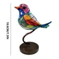 thumbnail image 3 of Colorful Bird Decorations,Garden Art Outdoor Decor,Bird Ornaments for Yard Flower Beds Patio Decorations,Home Decor,Acrylic Bird Figures with Mounting Stake, 3 of 9