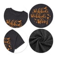 thumbnail image 5 of Graphic Tees for Women T-Shirts Bibbidi Bobbidi Shirt Women Cute Halloween T Shirt Funny Letter Print Tees Casual Tee Tops Brown XL, 5 of 5