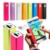 2600mAh Portable Mobile USB Power Bank External Battery Charger for Cell Phone backup - Green