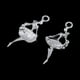 thumbnail image 3 of 10 Unids de Pendientes Colgante Sunnimix para Decoración Duro Aleación Color plata, 3 of 8