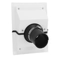thumbnail image 3 of HVAC Wall Penetration Line Set Cover Kit with Soft Gasket, Plastic Split AC Wall Cover for Indoor & Outdoor Units, Easy Installation for Air Conditioners, 3 of 7