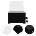 thumbnail image 5 of HLONK Voting Box with Lock Donation Box for Fundraising Suggestion Box Ballot Comment Box, 5 of 5