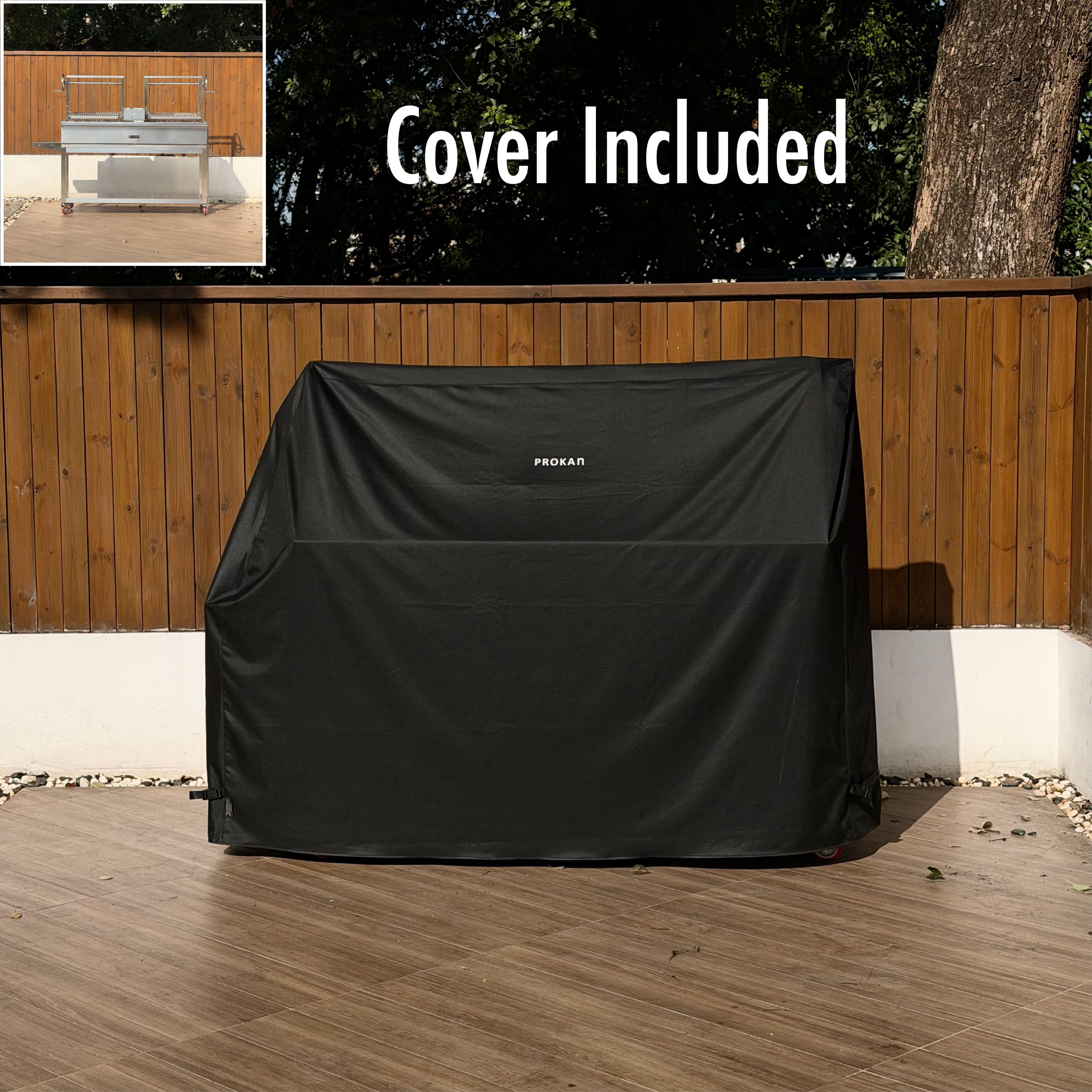 77” Infinity Argentine Xl Charcoal And Wood Bbq Grill