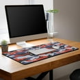 thumbnail image 5 of Keyboard Mouse Pad Blue Home Office Desk Pad Large Mousepads Computer Mat Keyboard Desk Mat Waterproof Non-Slip Rubber Base 35.4" X 15.7" for Game Office, Camouflage with Red Spots, 5 of 5