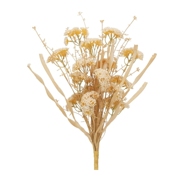 Melrose Artificial Floral and Grass Sprays - 19" - Beige - Set of 2