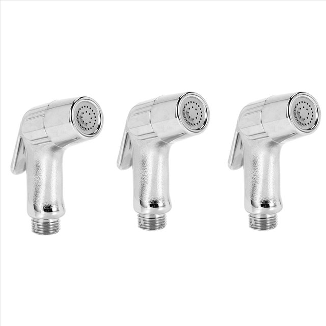 3X Mezclador de Ducha de Mano de Higiene Íntima en Abs para Cuarto de Baño Toilette-Chrome