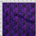 thumbnail image 4 of oneOone Velvet Dark Purple Fabric Abstract Diy Clothing Quilting Fabric Print Fabric By Yard 58 Inch Wide, 4 of 5