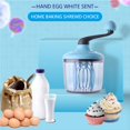 thumbnail image 3 of Wosthever Batidor de huevos Batidora de plástico Batidora de leche Espumador de mano Mezclador agitador Herramienta versátil para batidor de huevos para Electrodomésticos Wosthever HA022864-00, 3 of 6