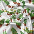 thumbnail image 5 of Ambesonne Cactus Valance Pack of 2, Floral Pattern Vases, 42"X18", Green Brown Marigold, 5 of 5