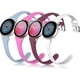 thumbnail image 1 of Paquete de 4 correas delgadas de silicona suave compatibles con Samsung Galaxy Watch Active 2 de 40 mm, 44 mm y Galaxy Watch Active, pulseras deportivas impermeables de 20 mm., 1 of 5