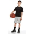 thumbnail image 4 of iXtreme Boys' Active Sports T-Shirts - 5 Pack Short Sleeve Dri-Fit Athletic Tee Shirts (Sizes: 6-18), 4 of 7