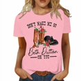 thumbnail image 1 of LUOGENLI T-shirts pour Femmes Mode Décontractée Chemises Imprimées Col Rond Manches Courtes Tee Tops Tunique Blouse Tee T-shirts Femmes Blanc St. Patrick's Day m, 1 of 1