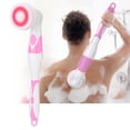 thumbnail image 1 of Cepillo automático del masaje, durabilidad extendida del cepillo eléctrico del masaje del cepillo de limpieza del cuerpo 4 en 1, 1 of 12