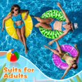 thumbnail image 4 of Pack de 6 flotadores para piscina iGeekid para niños con fruta inflable y pelota, 4 of 6