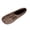 Brown, variant on Blue Women'S Flat Shoes Vintage V Mouth With Metal Buckle Soft Cushioned Insole Rubber Outsole Breathable Faux Leather Upper Lightweight Casual For Daily Commute