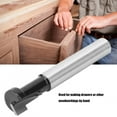 thumbnail image 2 of "Premium 1/4" Shank Carbide Keyhole Router Bit - 6x5/16" Smooth Cutting Woodworking Tool for Drawers & Cabinets"  

"High-Performance Hard Alloy Keyhole Cutter - 6mm Blade for Clean Woodworking &, 2 of 6