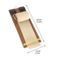 thumbnail image 5 of StSilkitty Vintage Style Clipboard Kraft Notebook with Note Clip and Paper Roll Set for Home Office and Classroom Use Stable and Easy to Use for Organizing Notes, 5 of 6