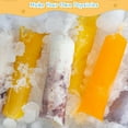 thumbnail image 6 of 100 Ice Candy Plastic Bags - 4x12 Bolsas para bolis de hielo mexicanos Freeze Icepop Bags Popsicle Mold bolsas para helados caseros Popsicle Wrappers Yogurt Ice Cream Smoothie Mold Bag, 6 of 7
