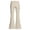 Khaki, variant on OOOUM Girls High Waist Flare Pants Stretch Fabric Slim Fit Bootcut Jeans Casual Daily Fashion Outdoor Relaxed Denim Bottoms White 13-14 Years